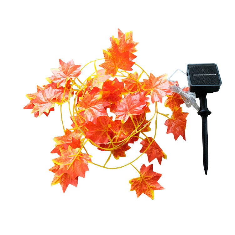 Maple Leaf Fairy Light Garland