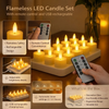 Flameless taper candles - photo 4