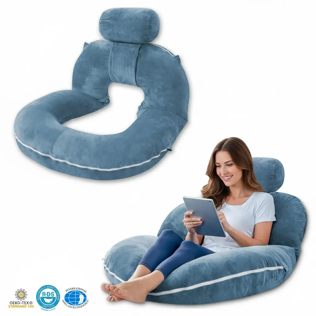 Reading pillow on a bed, Reading Pillow - photo 14