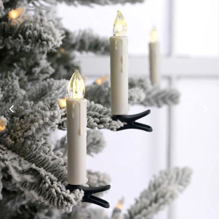 Clip-on battery operated Christmas tree candles 3