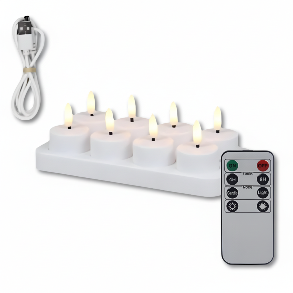 Flameless taper candles - photo 5