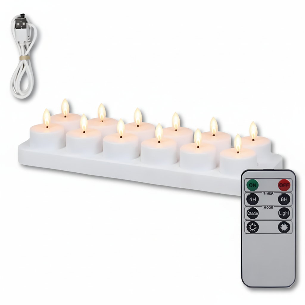 Flameless taper candles - photo 6