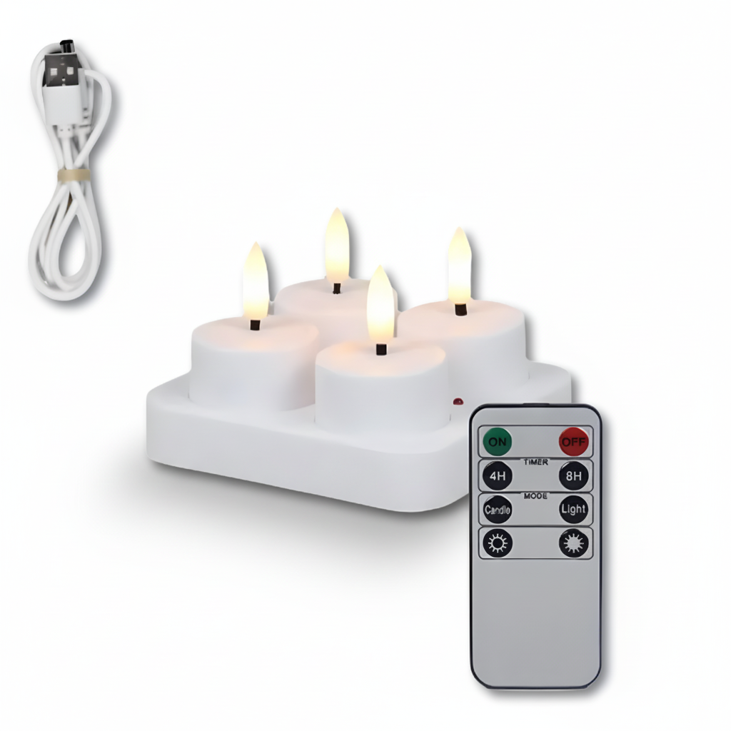 Flameless taper candles - photo 2
