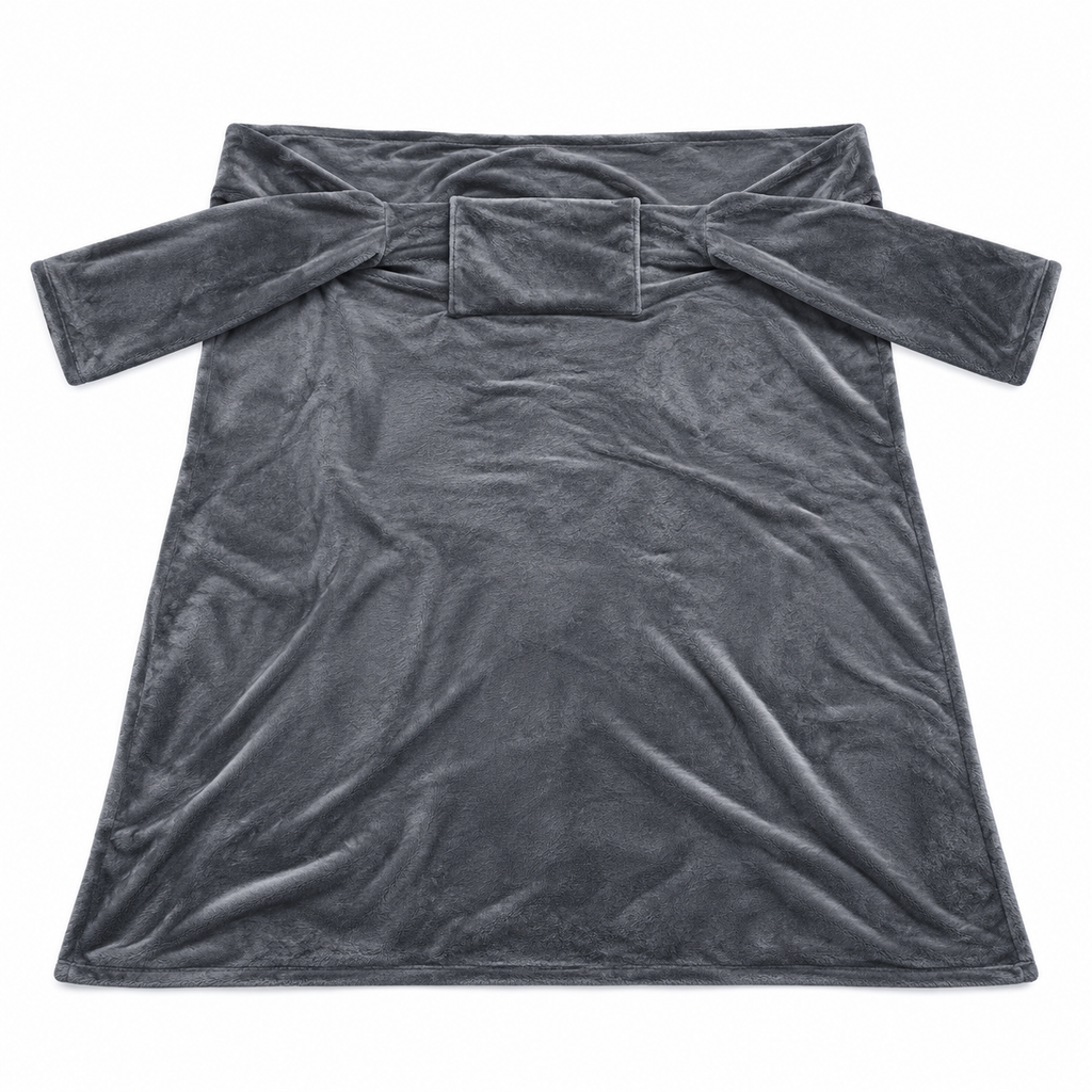 Heated Wearable Blanket with Sleeves