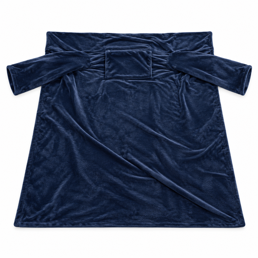Heated Wearable Blanket with Sleeves
