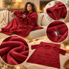 Heated Wearable Blanket with Sleeves