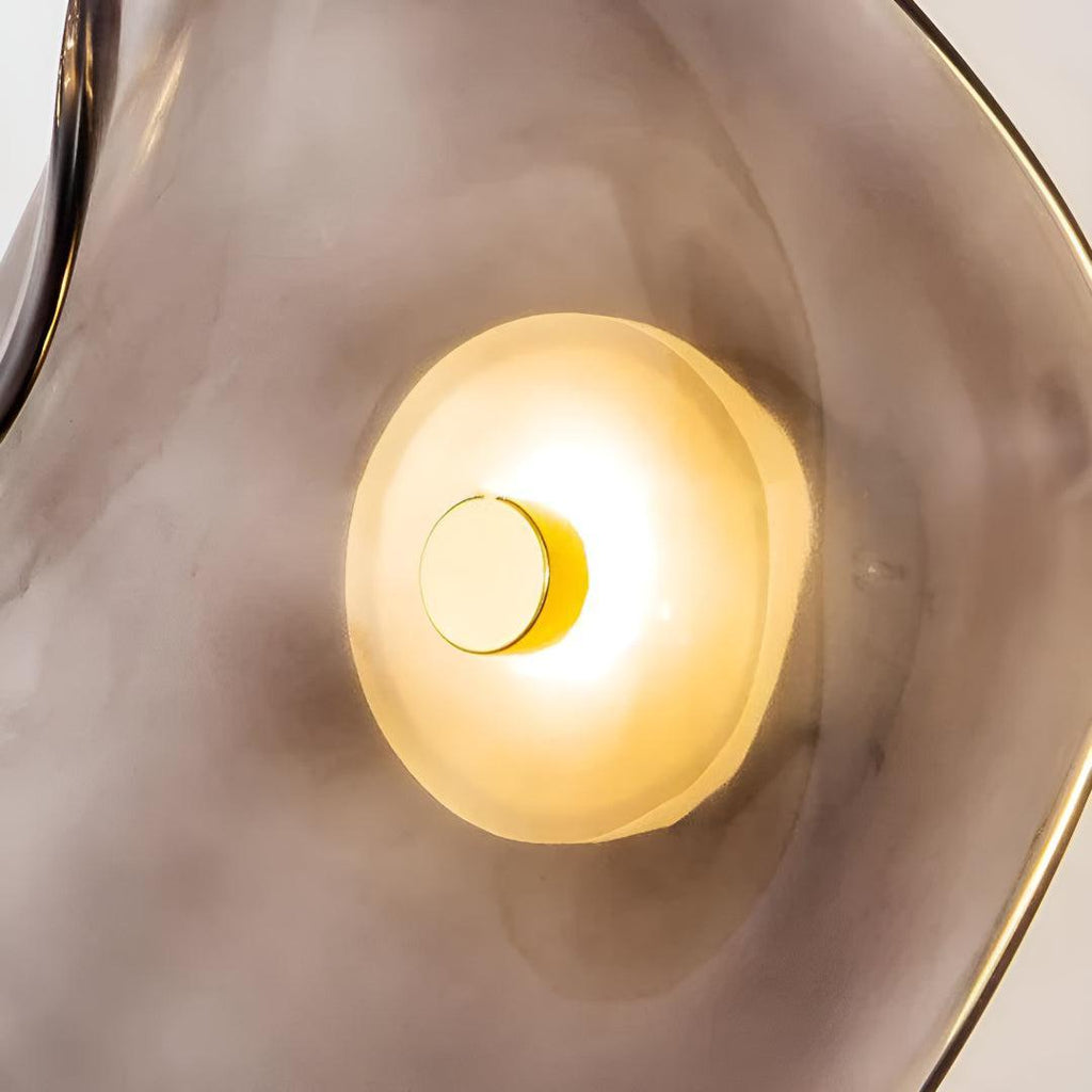 Glass plug in wall sconce, product photo 1