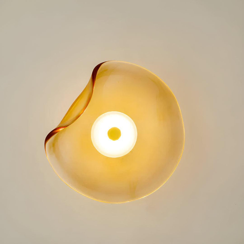 Glass plug in wall sconce, product photo 2