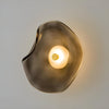 Glass plug in wall sconce, plug in or hardwired