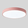 Modern flush mount ceiling light, round LED, product photo 9