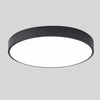 Modern flush mount ceiling light, round LED, product photo 3