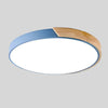 Modern flush mount ceiling light, round LED, product photo 6