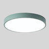 Modern flush mount ceiling light, round LED, product photo 7
