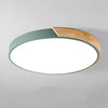 Modern flush mount ceiling light, round LED, product photo 8
