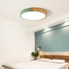 Modern flush mount ceiling light, round LED