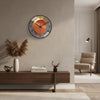 Luminous Wall Clock, Silent Glow in the Dark Glass Face, 8 to 16 Inch