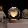 Crystal Ball Night Light, 3D Galaxy Planet Lamp, USB LED, 25 Designs