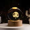 Crystal Ball Night Light, 3D Galaxy Planet Lamp, USB LED, 25 Designs