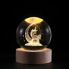 Crystal Ball Night Light, 3D Galaxy Planet Lamp, USB LED, 25 Designs