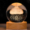 Crystal Ball Night Light, 3D Galaxy Planet Lamp, USB LED, 25 Designs