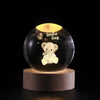 Crystal Ball Night Light, 3D Galaxy Planet Lamp, USB LED, 25 Designs