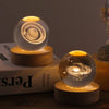Crystal Ball Night Light, 3D Galaxy Planet Lamp, USB LED, 25 Designs