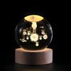 Crystal Ball Night Light, 3D Galaxy Planet Lamp, USB LED, 25 Designs