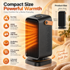 Compact ceramic oscillating space heater 4