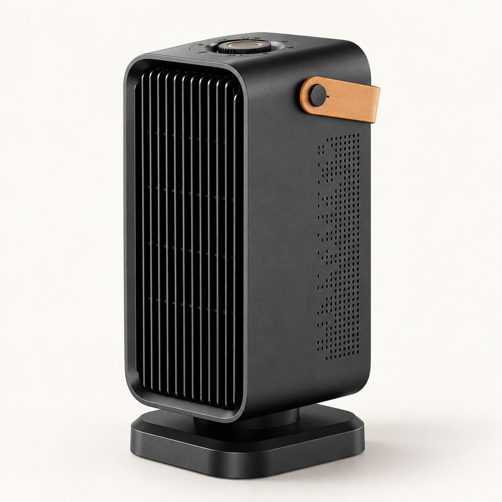 Compact ceramic oscillating space heater 3