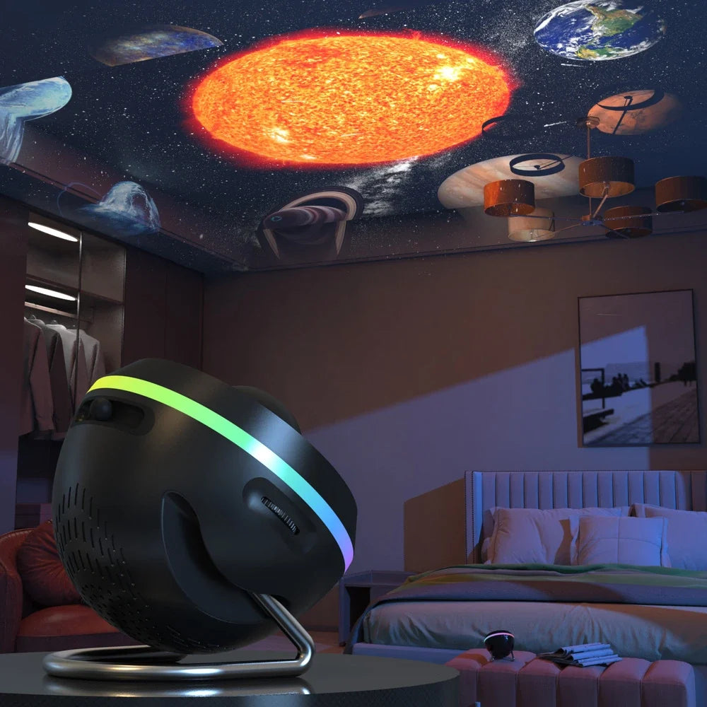 Galaxy star projector planetarium night light