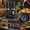 Rechargeable electric salt and pepper grinder set 2