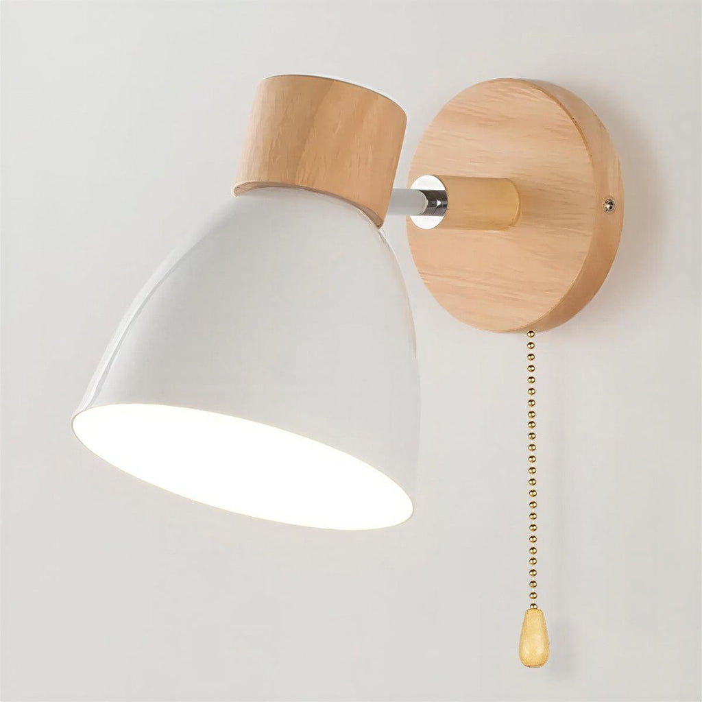 Pull chain wall sconce, product photo 1