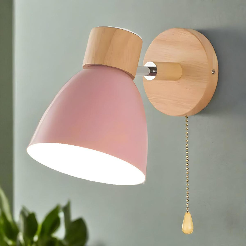 Pull chain wall sconce, Scandinavian wall light