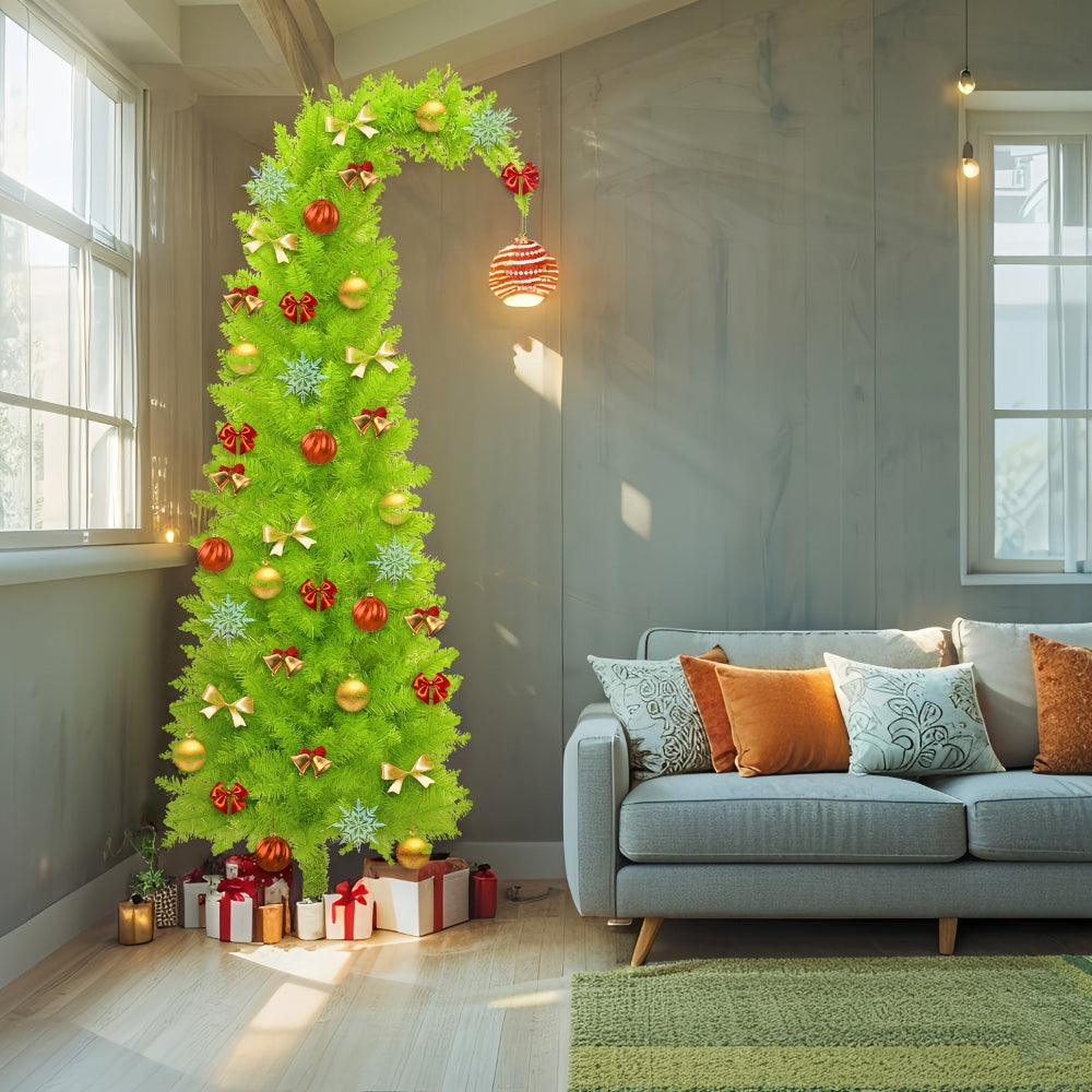 Slim Artificial Christmas Tree