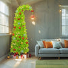 Slim Artificial Christmas Tree