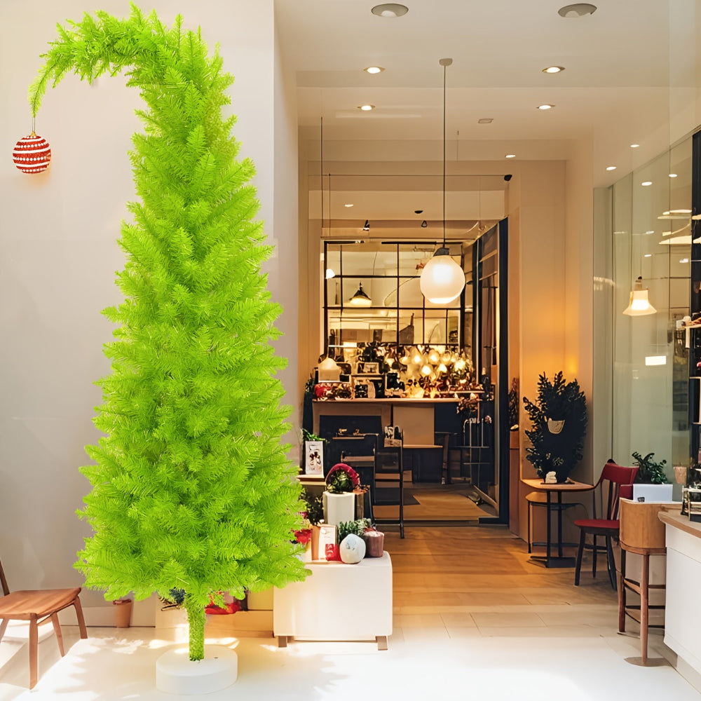 Slim Artificial Christmas Tree