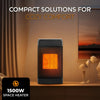 Oscillating space heater with thermostat 5