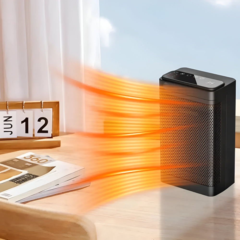 Oscillating space heater with thermostat 3