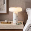 Mushroom lamp, cordless opaline glass lamp, product photo 4