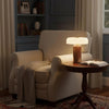 Mushroom lamp, cordless opaline glass lamp, product photo 6