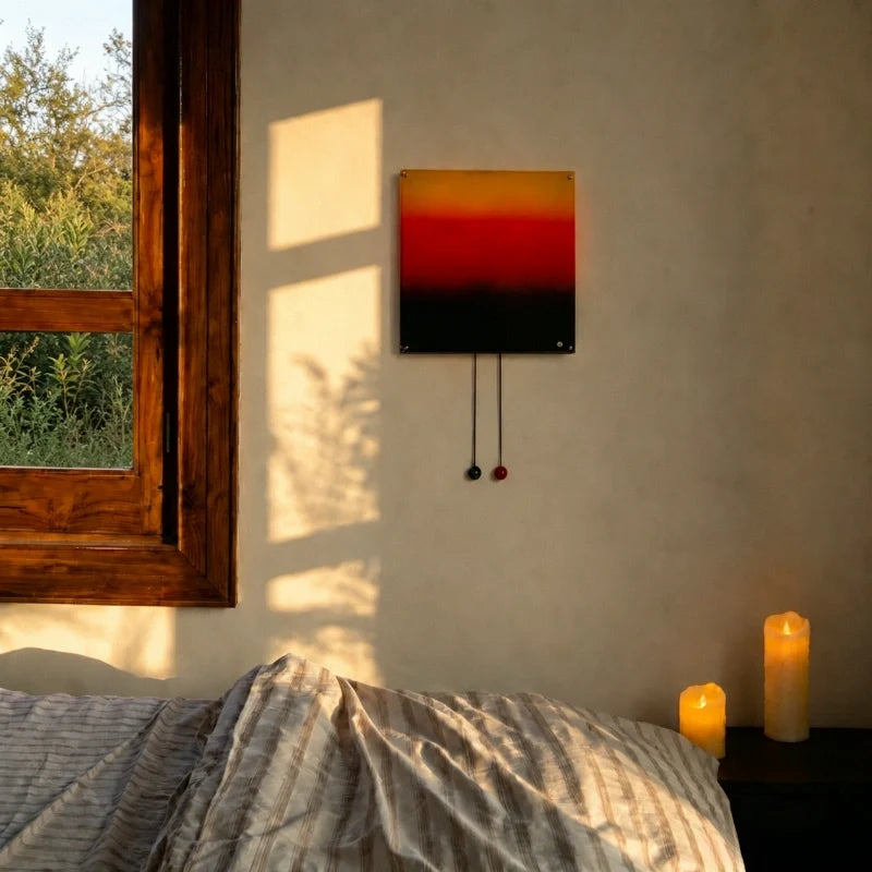 Sunset wall light cordless mounting