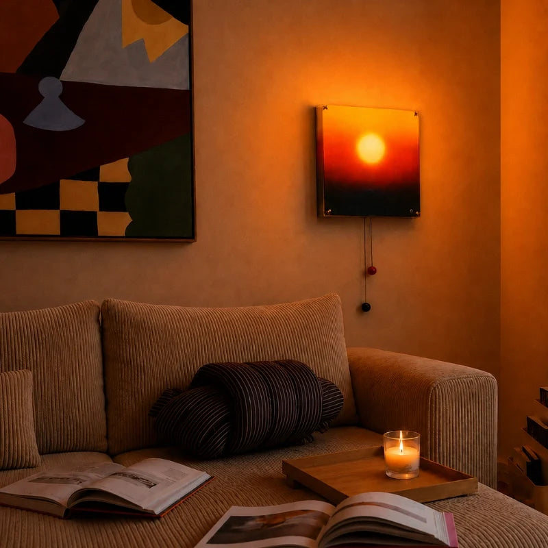 Sunset wall light face