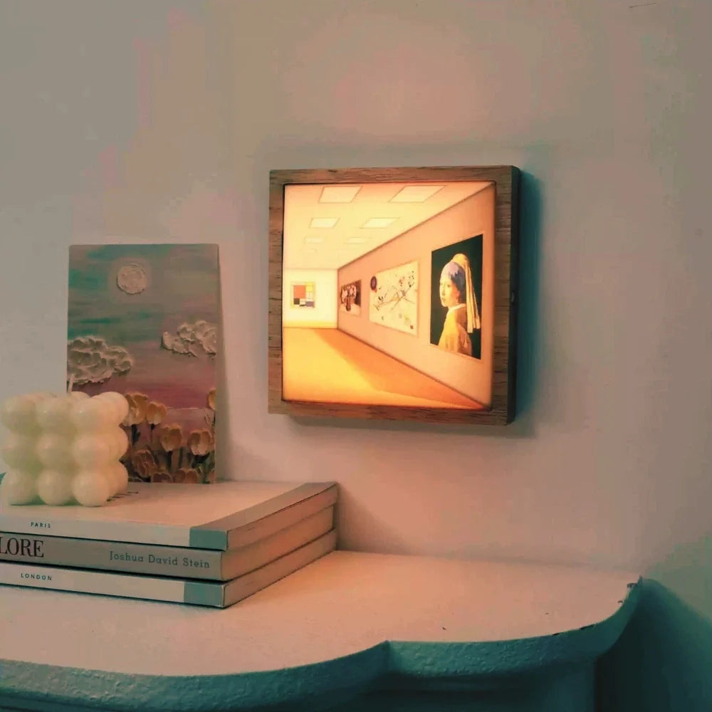3D illusion art light depth effect