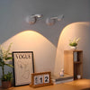 Motion sensor spotlight mounting