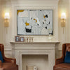 Battery operated wall sconce set of 2 with fabric shade 3