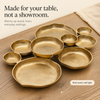 Gold nine bowl serving tray 3