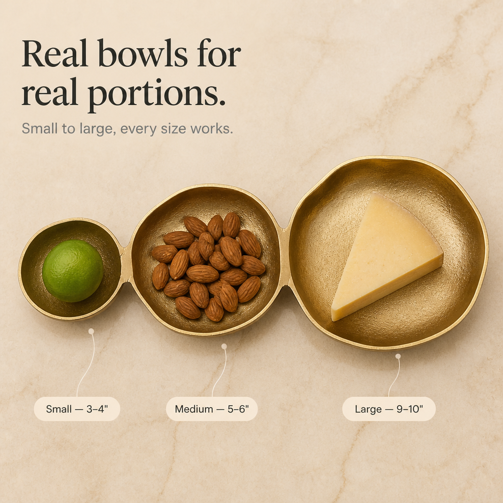 Gold nine bowl serving tray 4