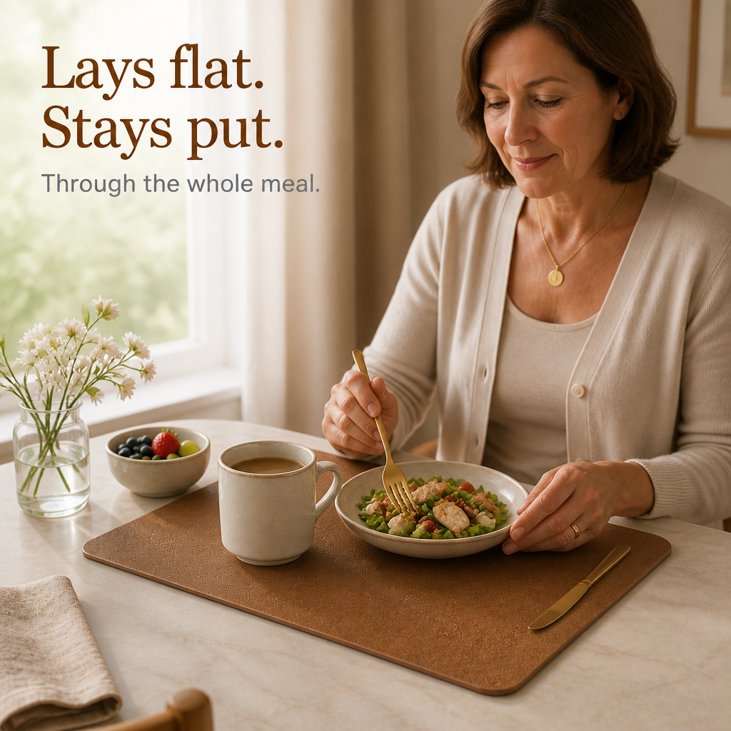 Double sided leather placemats set of 4 9