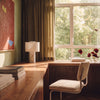 Travertine table lamp, cordless stone lamp, product photo 7