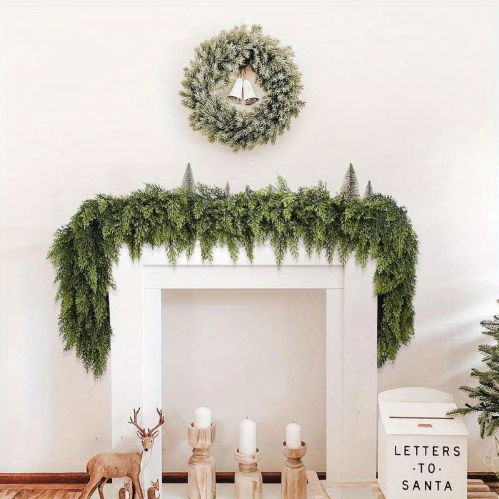 Christmas Garland for Mantel and Stairs